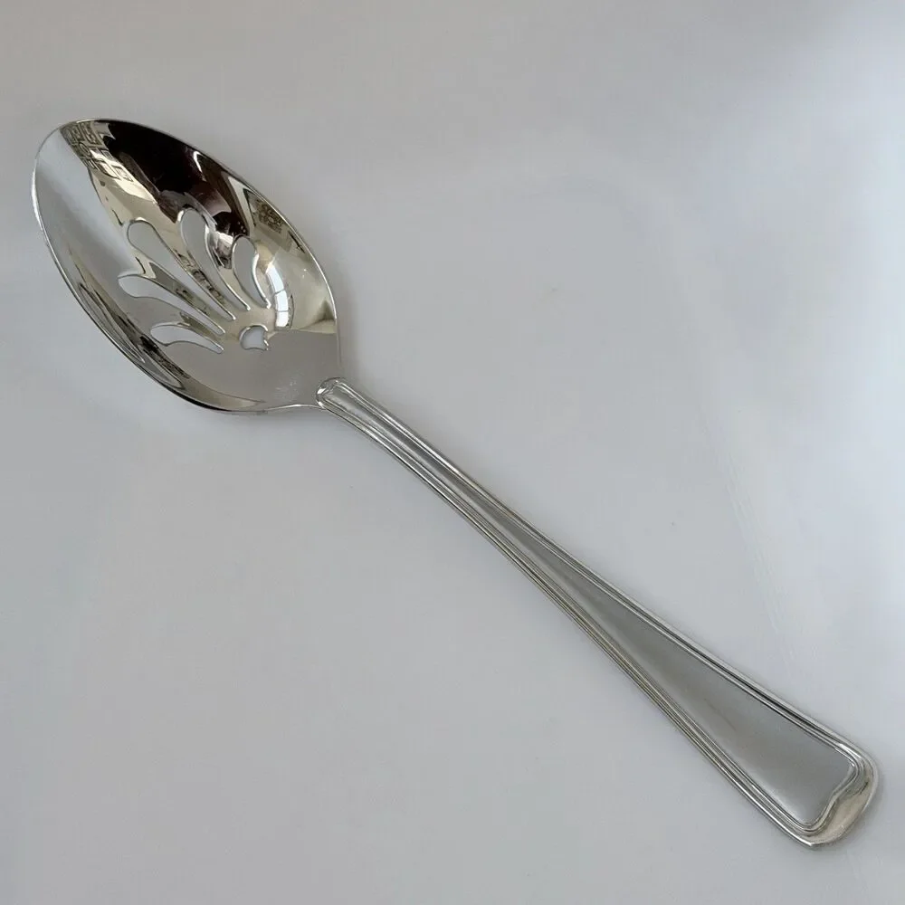 5pc GORHAM Monet Frosted Stainless Hostess Set Serving Glossy Satin 18/8